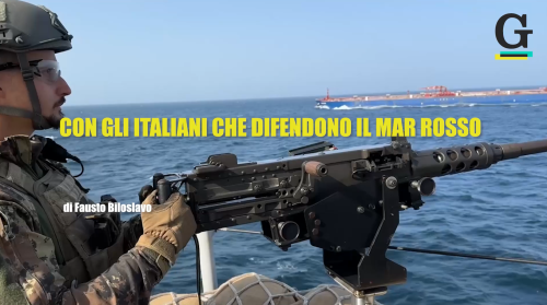 Con gli italiani che difendono il Mar Rosso dagli Houthi