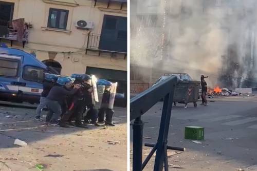 Le "vampe di San Giuseppe" accendono la guerriglia urbana: tre agenti feriti a Palermo