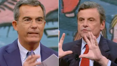 "Va con degli impresentabili", "Per lei i buoni sono solo a sinistra". Scontro Floris-Calenda