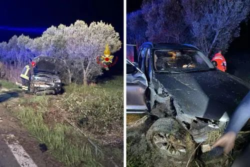 Potenza, Bmw fuori strada nella notte: il candidato presidente Marrese ferito in un incidente stradale
