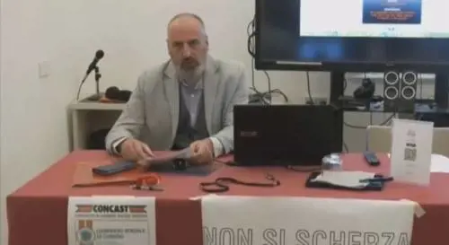 In foto il papà di Mattia Maestri