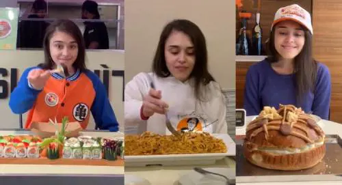 Come fa Chiara Mangiatutto? Chi è la tiktoker che ingurgita chili di cibo