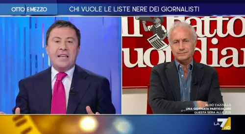 screen da Otto e Mezzo / La7 