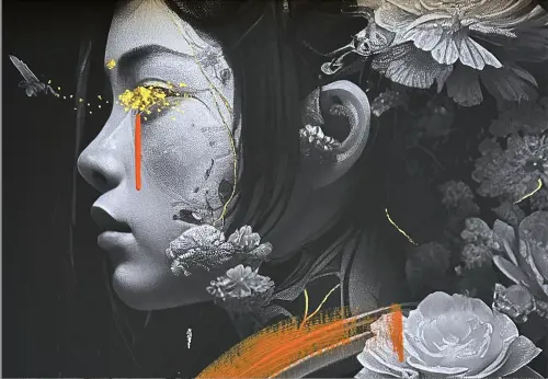 Una delle opere dell'artista Marco Salom, in mostra alla XIII edizione del MIA Photo Fair, per sostenere il progetto: "Ci prendiamo cura di te" di Fondazione Francesca Rava