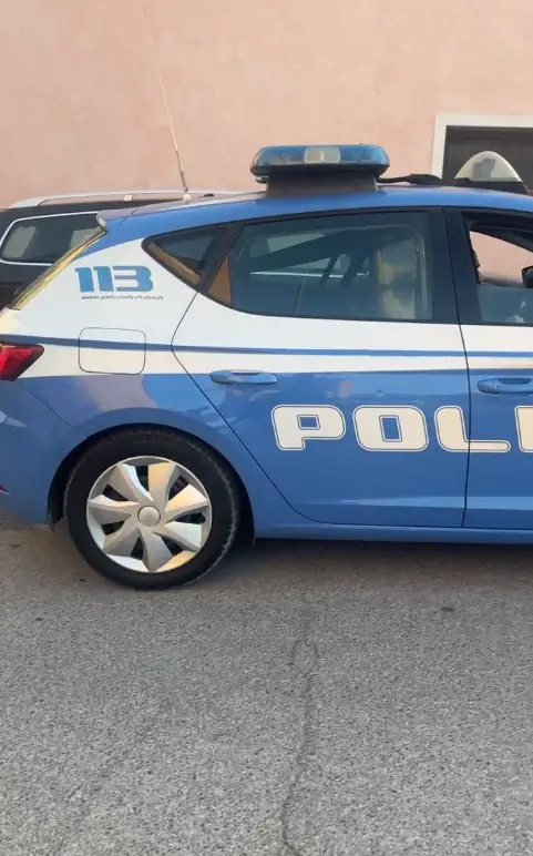 L'arrivo della polizia
