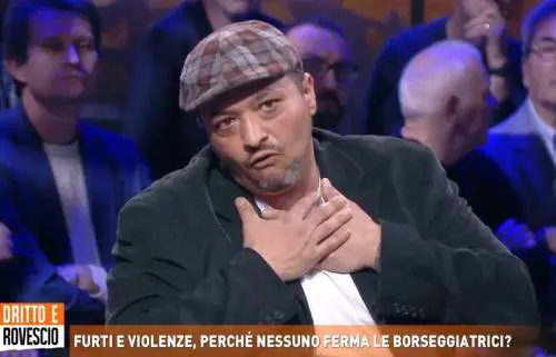 immagine dalla puntata di Dritto e Rovescio