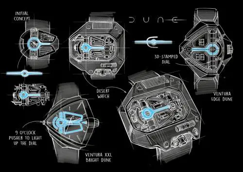 Hamilton Ventura Limited Edition, Bright Dune ed Edge Dune