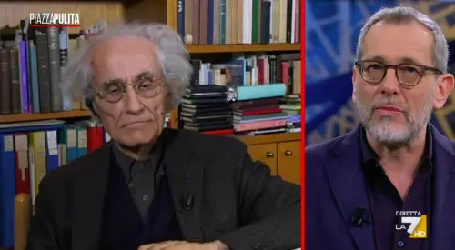 screen da Piazza Pulita / La7 