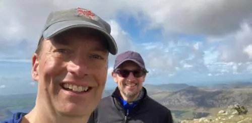 Foto dalla pagina raccolta fondi di Geoff Sweeney e Julian Beaney 