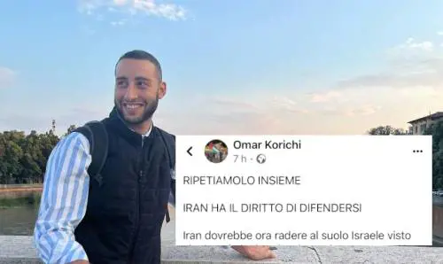 "Radere al suolo Israele". Il post choc del consigliere di sinistra