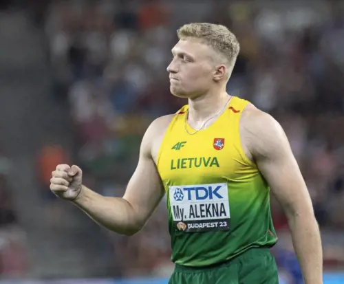 Alekna, disco-record nel nome del padre