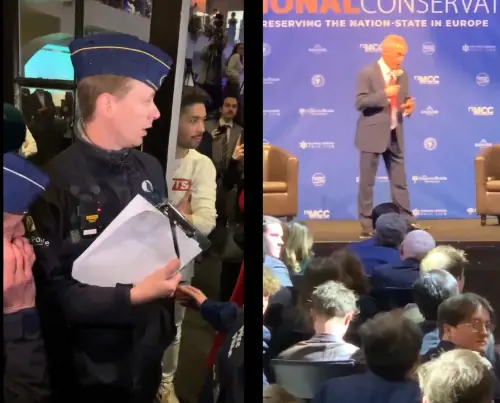 "Non sono graditi". Stop al meeting dei conservatori a Bruxelles (mentre parla Farage)