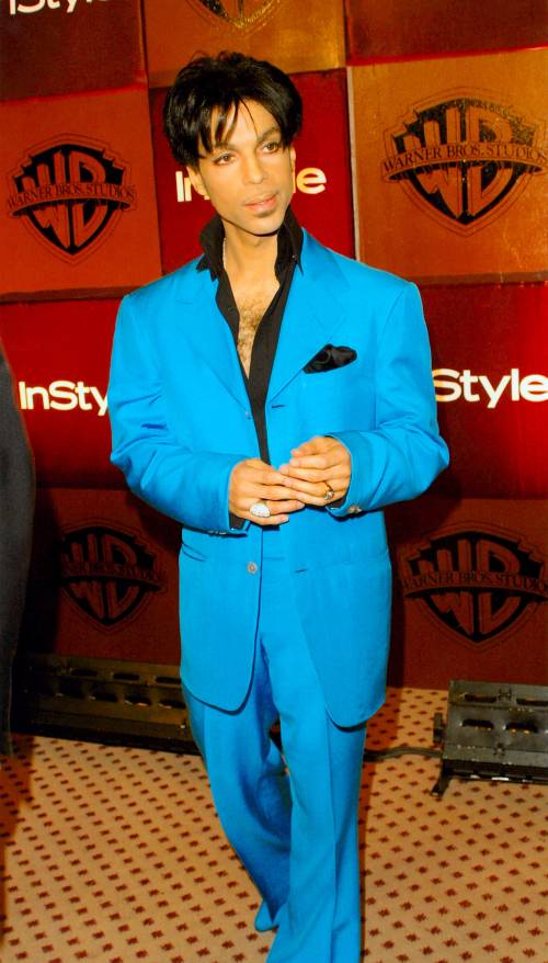 Prince al Golden Globe party di Beverly Hills (2003)