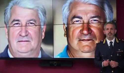 La faccia del boss ricostruita con la "age progression". E' caccia a Giovanni Motisi