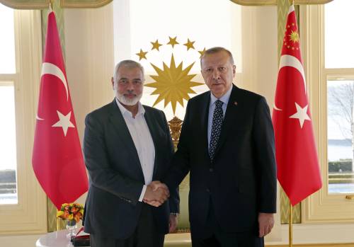 Incontro tra Erdogan e il capo di Hamas: Ankara conferma il sostegno ai terroristi