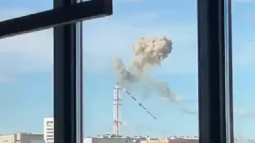 Raid russo su Kharkiv: colpita la torre di trasmissione tv