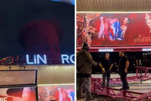 Crollano le pale del Moulin Rouge: tragedia sfiorata a Parigi