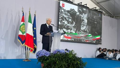 25 Aprile, Mattarella: "Doverosa unità sull'antifascismo"