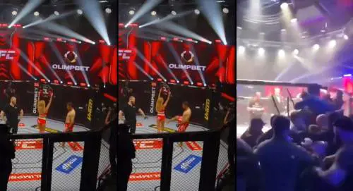 Atleta Mma colpisce una ring girl: linciato dal pubblico a fine match, viene squalificato a vita