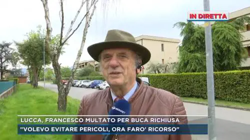 Buca richiusa a proprie spese, uomo multato dal Comune a Lucca