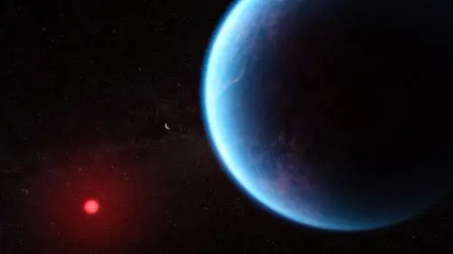 Un'illustrazione di K2-18b, su Wikipedia