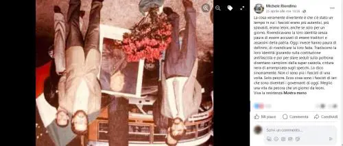 La Russa e Mussolini a testa in giù: il post choc dell'attore Riondino