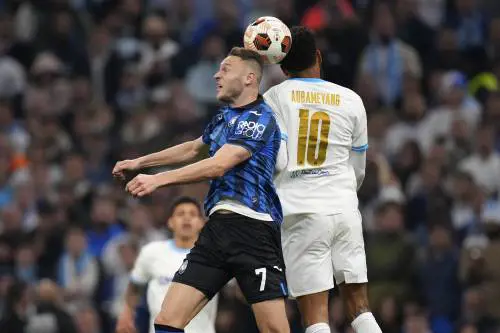 Europa League, pari dell'Atalanta contro il Marsiglia: finisce 1-1 al Velodrome