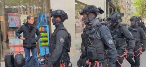 Francia, studenti pro Gaza occupano Sciences Po: caos e tafferugli