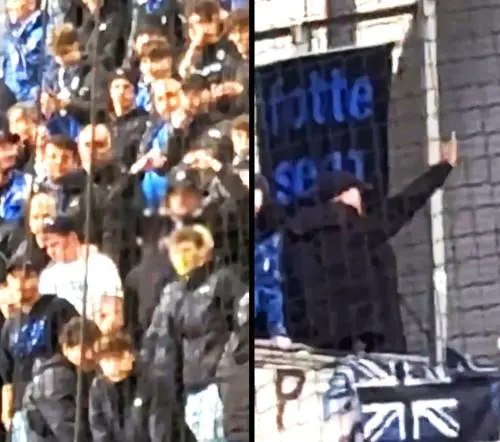  Saluto romano e gesto della scimmia, episodi di razzismo in Marsiglia-Atalanta: chi è il tifoso fermato 
