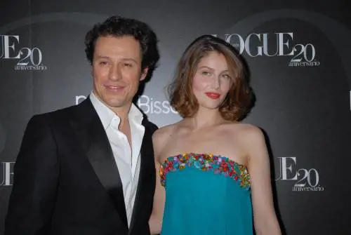 Laetitia Casta e Stefano Accorsi al Party Vogue Magazine a Madrid (2008)