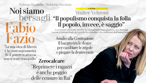 Peggio del fascismo c'è solo l'Italia della Meloni. Parola di Repubblica & Co.
