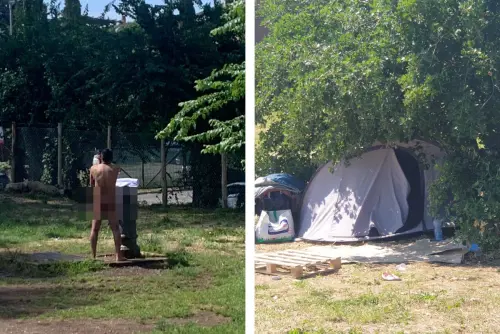 Uomini nudi, bivacchi, prostituzione: la vergogna nel parco delle famiglie di Roma