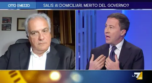 screen da Otto e Mezzo / La7