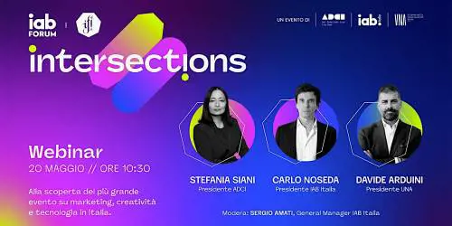 La comunicazione italiana si rinnova con "Intersections"