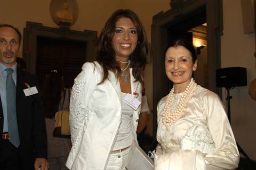 Carla Fracci e Lavinia Biagiotti a Roma (2003)
