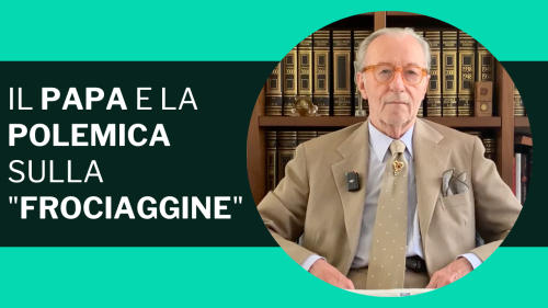 Il Papa e la polemica sulla " frociaggine"