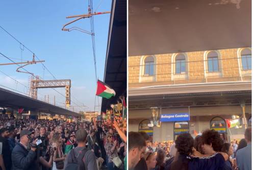 I pro-Pal bloccano la stazione di Bologna. "Danni a migliaia di viaggiatori"