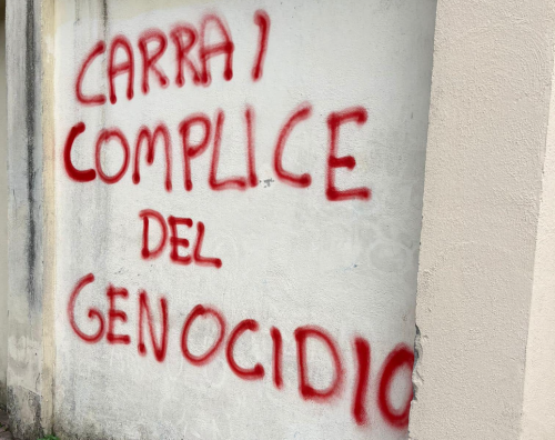 Firenze, scritte antisemite contro il console onorario di Israele: "Complice del genocidio"