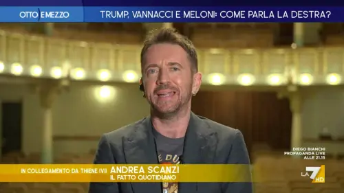 screen da Otto e Mezzo / La7 