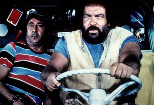 Bud Spencer in una scena del film "Banana Joe" (1982)