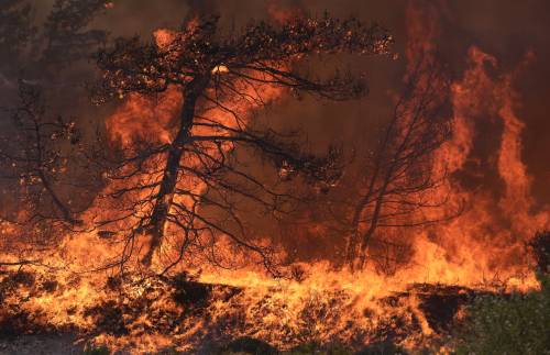 Grecia, sparano i fuochi d’artificio dallo yacht e incendiano un’isola: 13 arresti