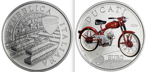 Ducati, l'eccellenza italiana celebrata nella collezione numismatica 2024 del Mef