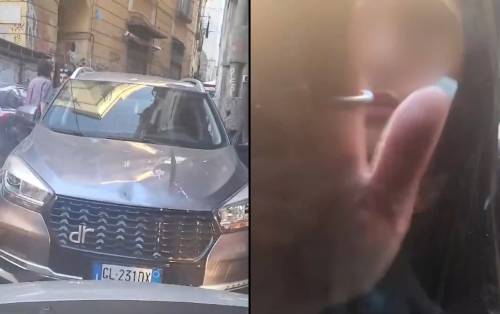 Prima va contromano, poi aggredisce una famiglia con tre figli. Follia nel centro di Napoli