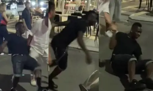 Mario Balotelli ubriaco in strada dopo l'eliminazione dell'Italia. "Qual è il problema?"