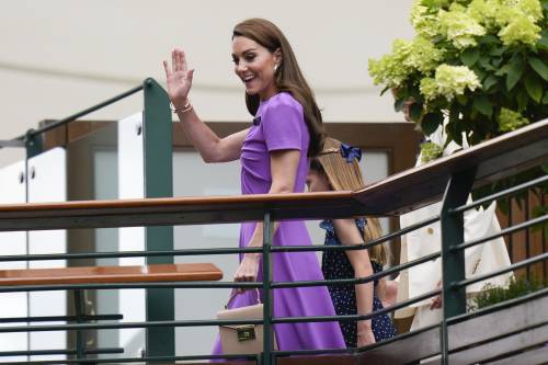 Kate Middleton al torneo maschile di Wimbledon 2024 