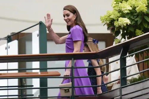 Kate Middleton al torneo maschile di Wimbledon 2024