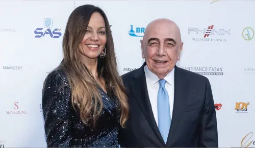 Adriano Galliani si sposa. Ad 80 anni dice "Sì" ad Helga Costa