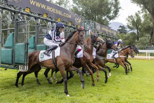La partenza all'ippodromo Maia (fonte: c foto press arigossi)
