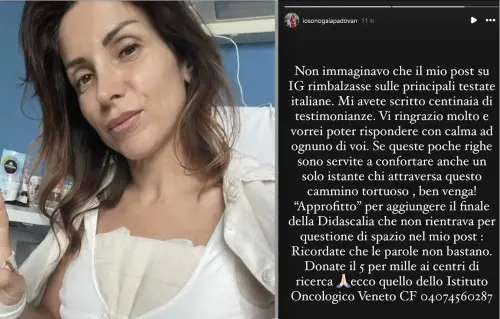 "Non immaginavo". Il post della giornalista Mediaset colpita dal tumore