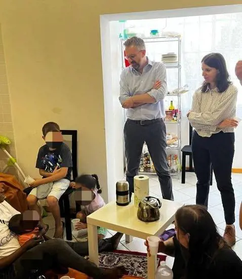 Sindaco e vice-sindaco di Bologna nell'immobile occupato